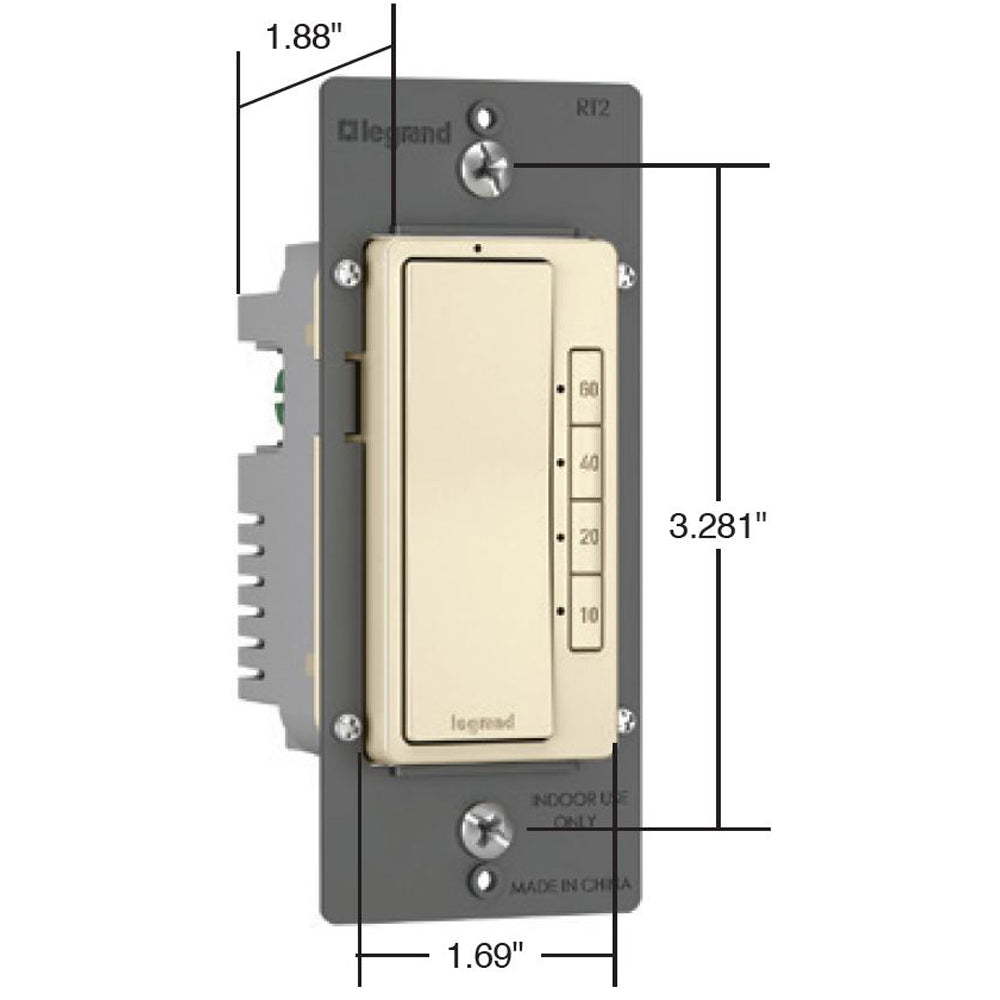 Radiant 4-Button Digital Timer by Legrand Radiant