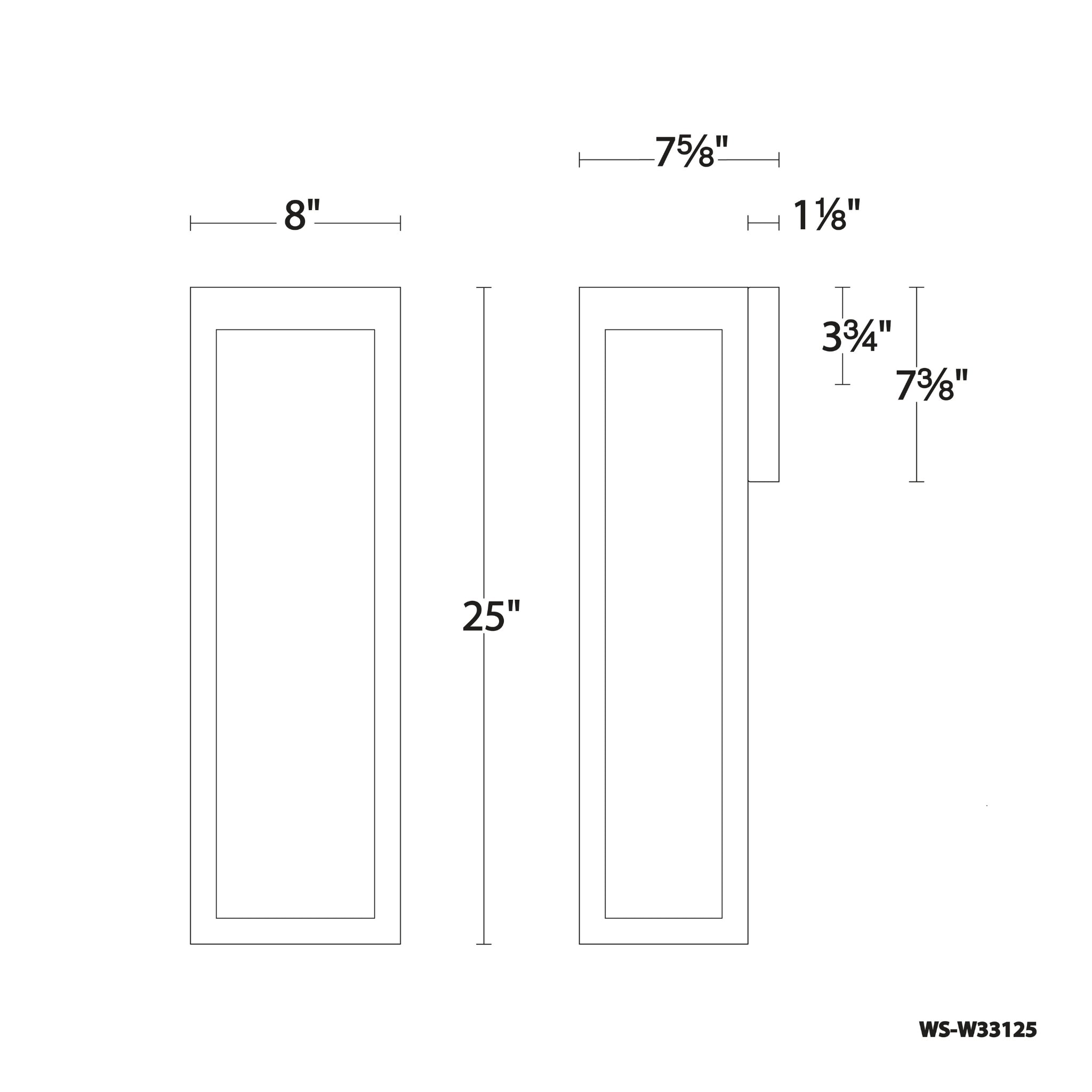 Hawthorne Outdoor Wall Sconce 3000K - Large