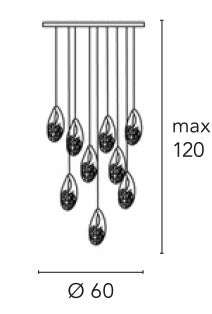 Genesi 3015/S9 Chandelier