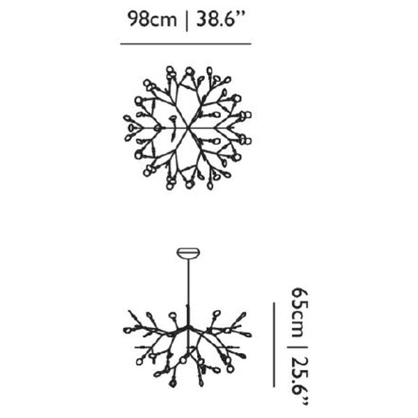 Large Heracleum III Suspension by Moooi