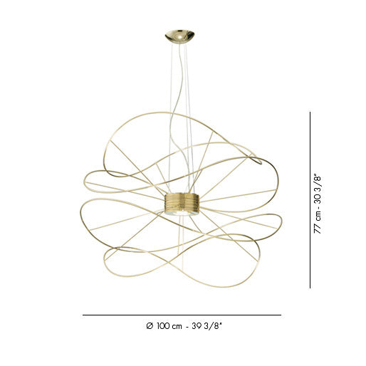 Hoops Chandelier Large Suspension Specifications