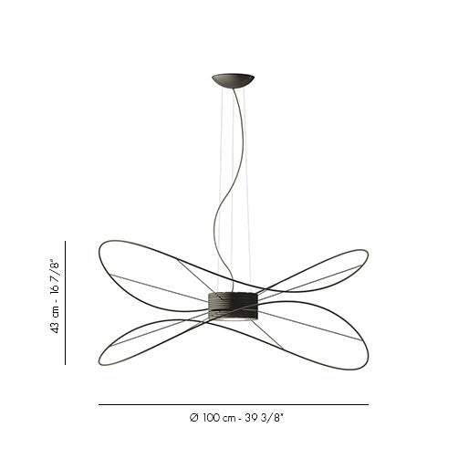 Hoops Chandelier Small Suspension Specifications