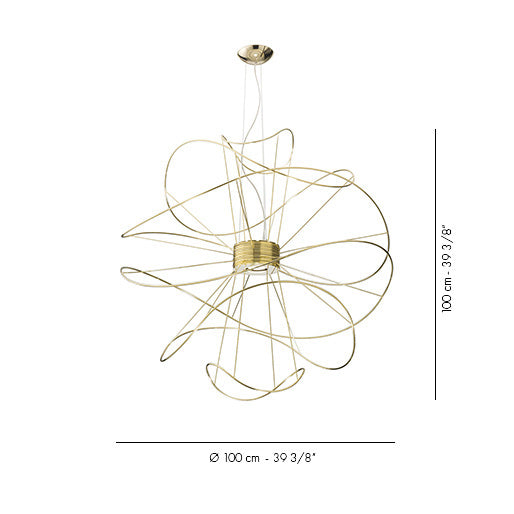 Hoops Chandelier X-Large Suspension Specifications