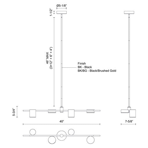 Jayden Linear Suspension Specifications