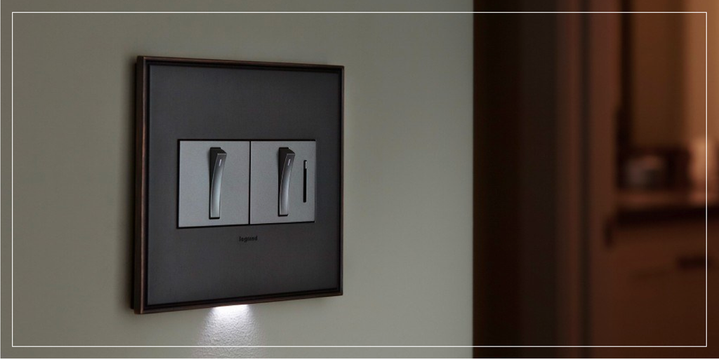 Modern Switch Plate by Legrand