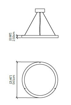 Naia Pendant Light Specifications - Medium