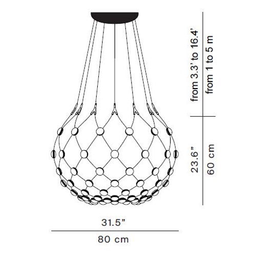 Mesh Medium Pendant