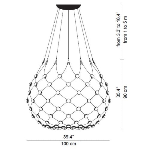 Mesh Large Pendant