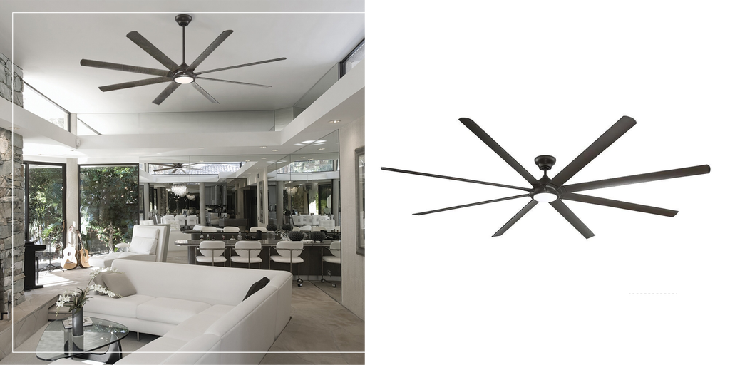 Hydra 120 Ceiling Fan with Light By Modern Forms 