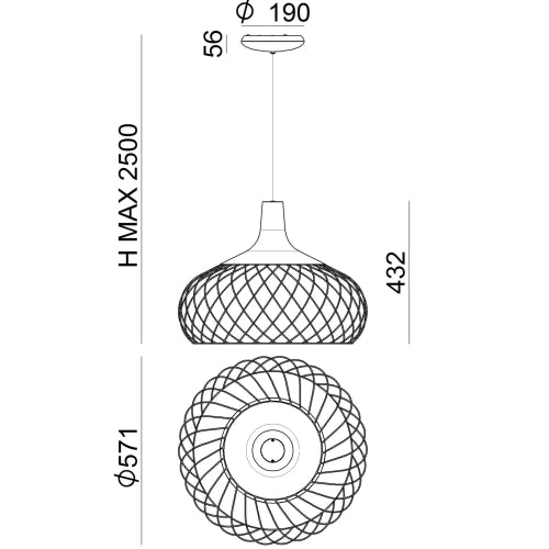 Mongolfier Pendant Large