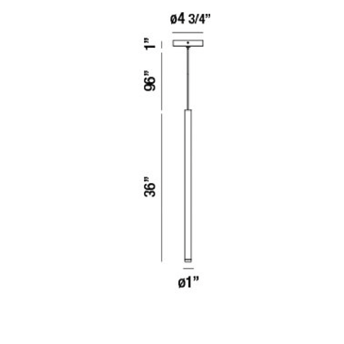 Navada 1 Light Large LED Pendant Specifications