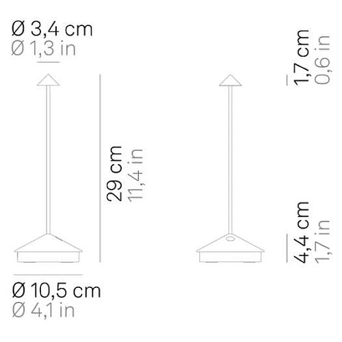 Pina Battery Operated Table Lamp