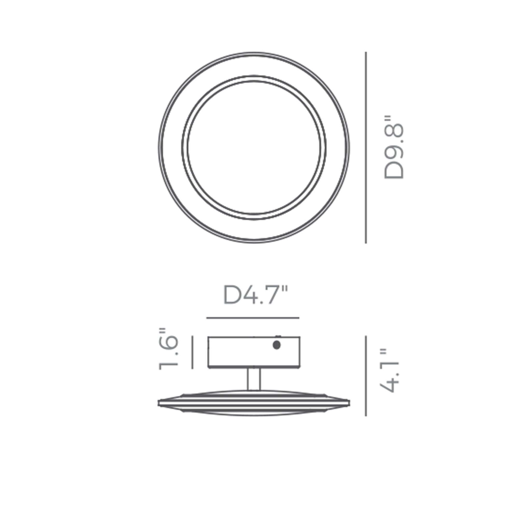 Specification Banner Saturn Round Wall Sconce - Large