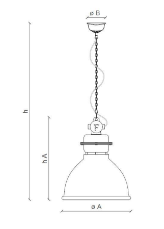 Industrial Dome Pendant Light Specifications