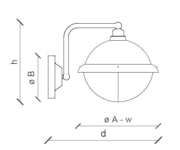 Industrial Large Cage Wall Light