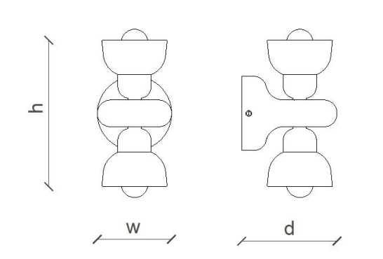 Berimbau Wall Lamp Specifications