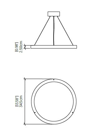 Naia Pendant Light Specifications - Small