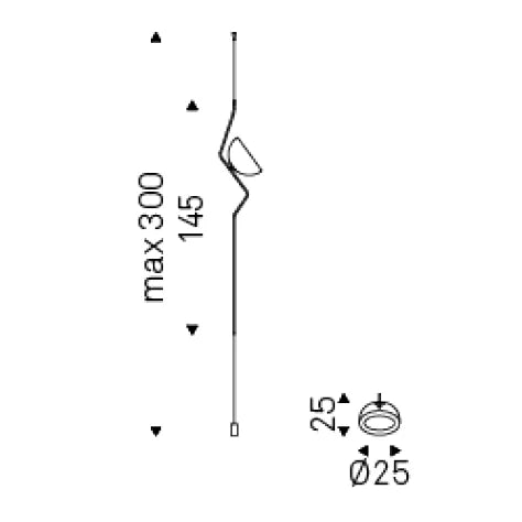 Specification Banner - Tramonto Floor Lamp