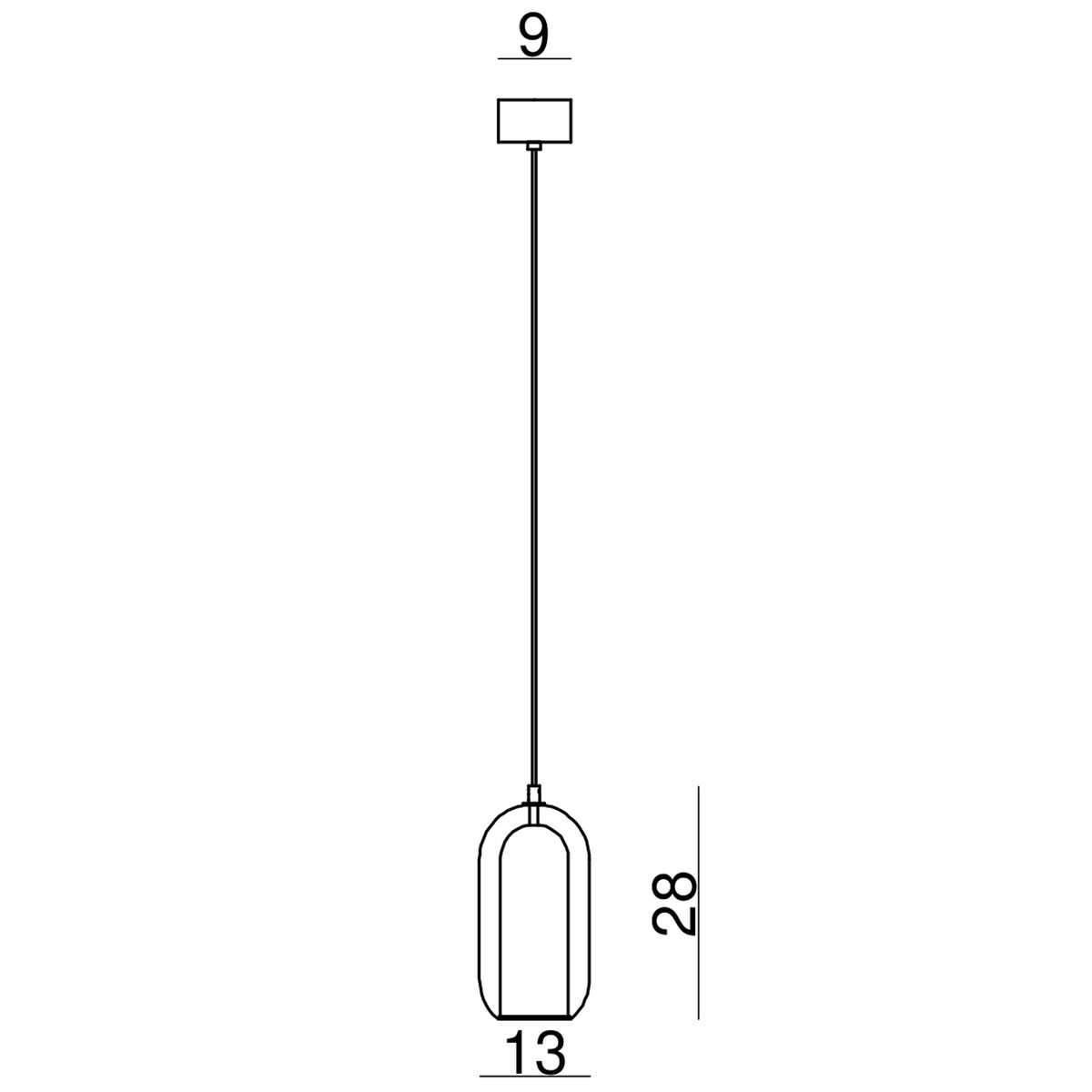Specification Banner Aeron Pendant Light - Small 