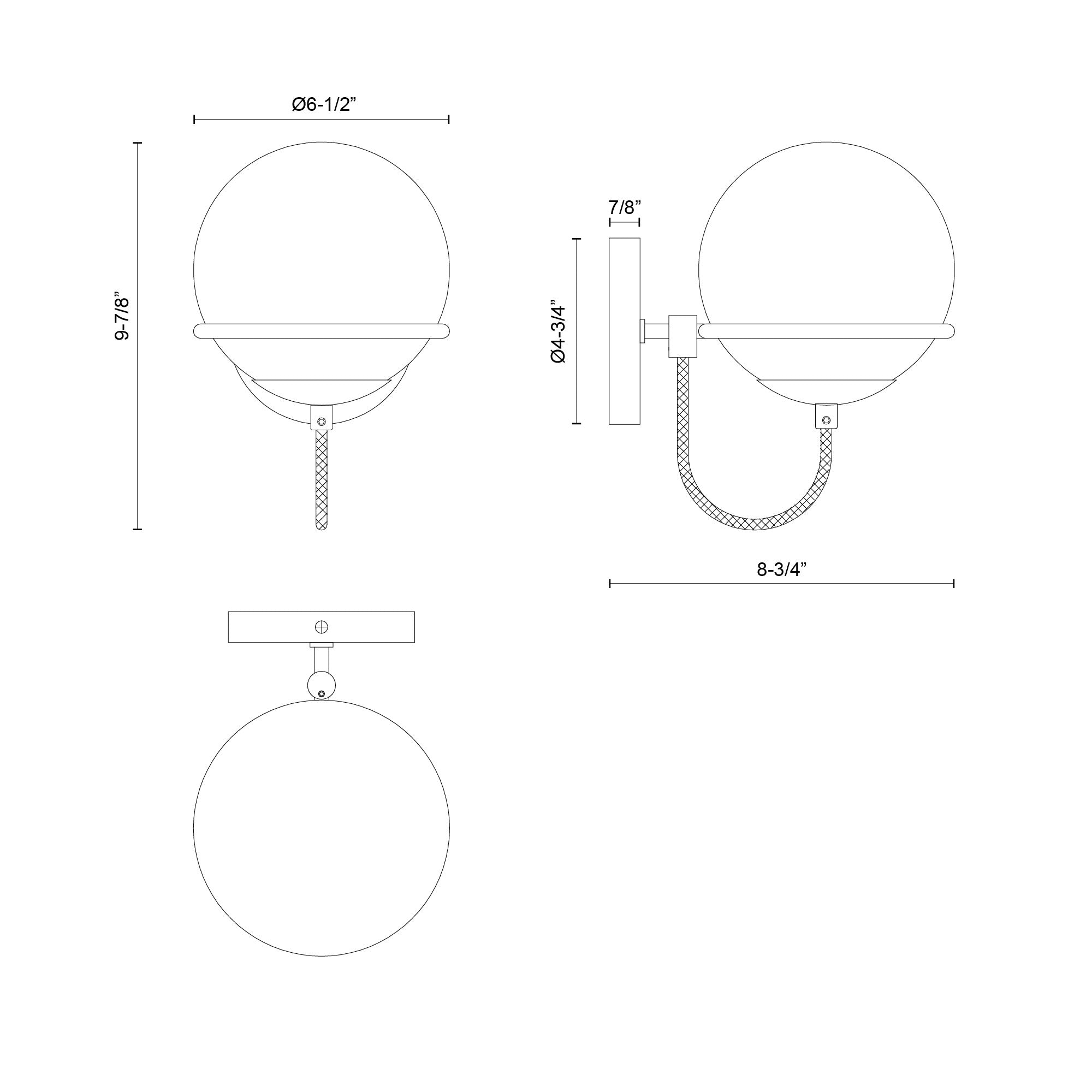 Specification Banner - 1 Light - Alba Wall Sconce