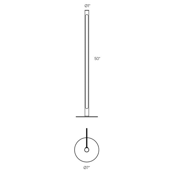 Axis SM-STFL50 Smart Digital Floor Lamp Specification Banner