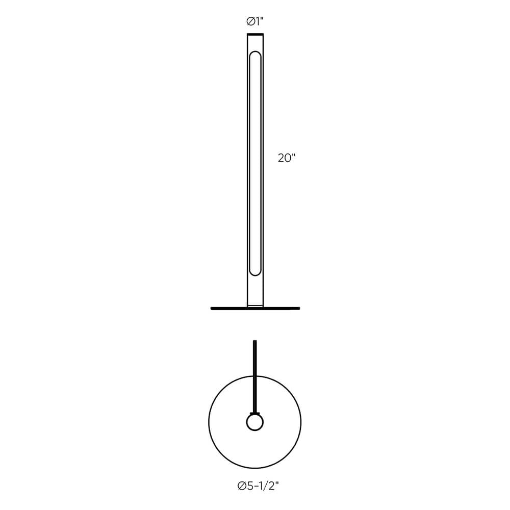 Axis SM-STTL20 Smart Digital Table Lamp Specifications