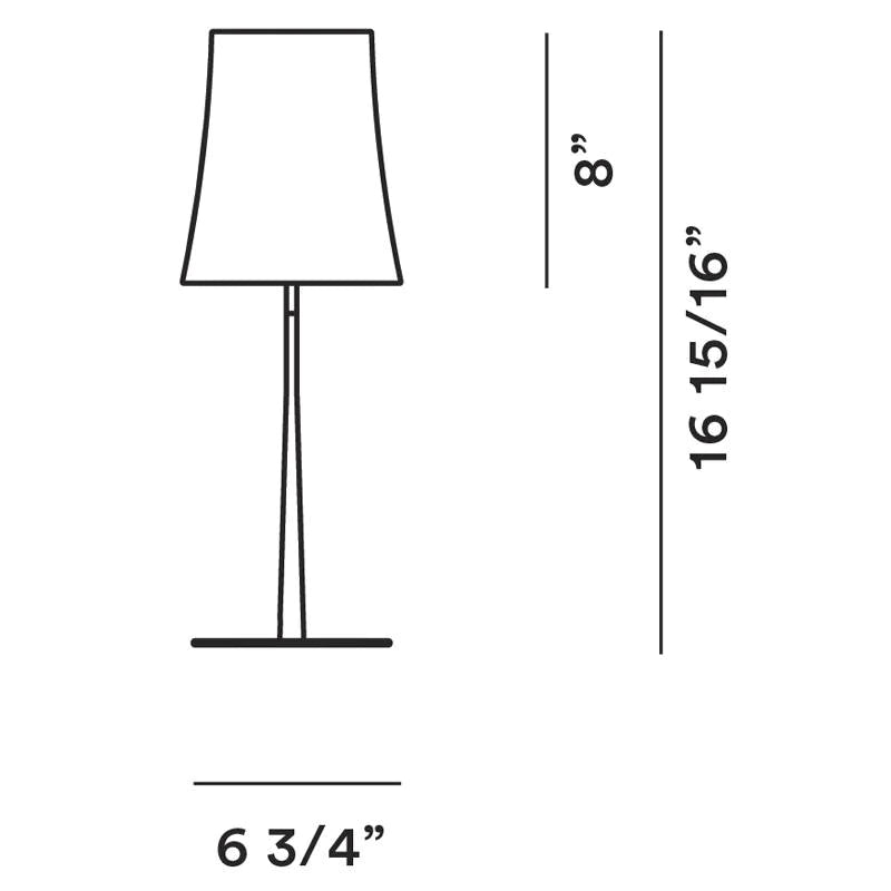 Specification Banner Birdie Easy Table Lamp Small