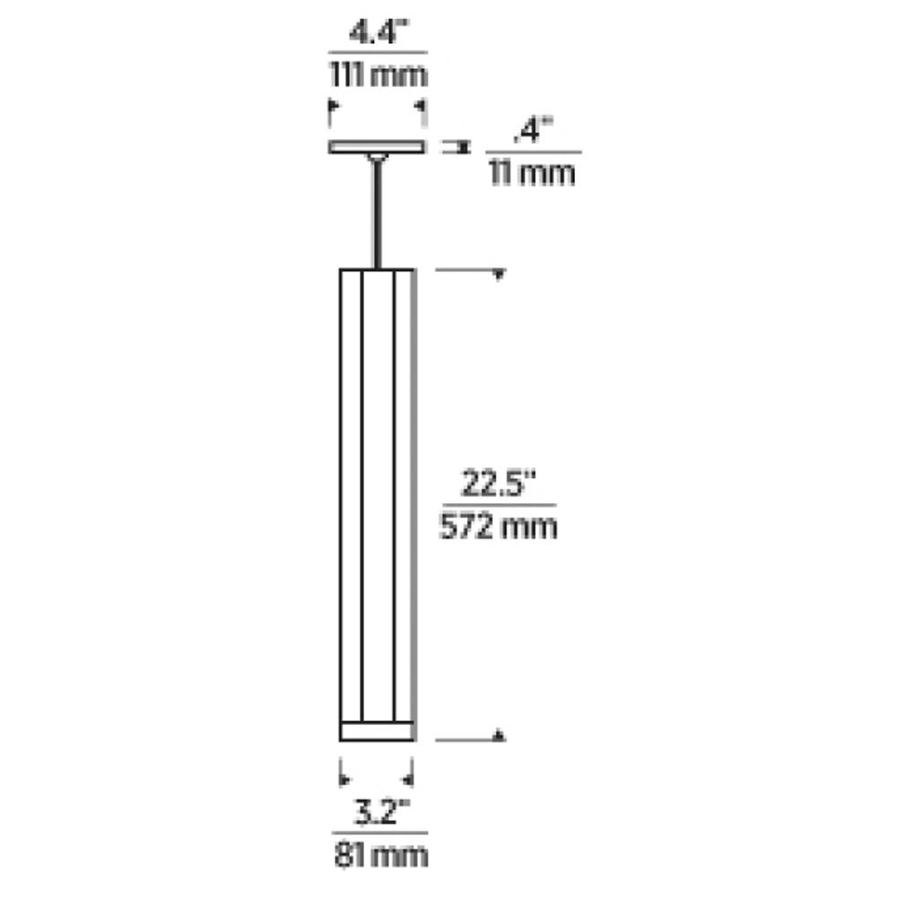 Specification Banner Blok Monopoint Pendant Light Large