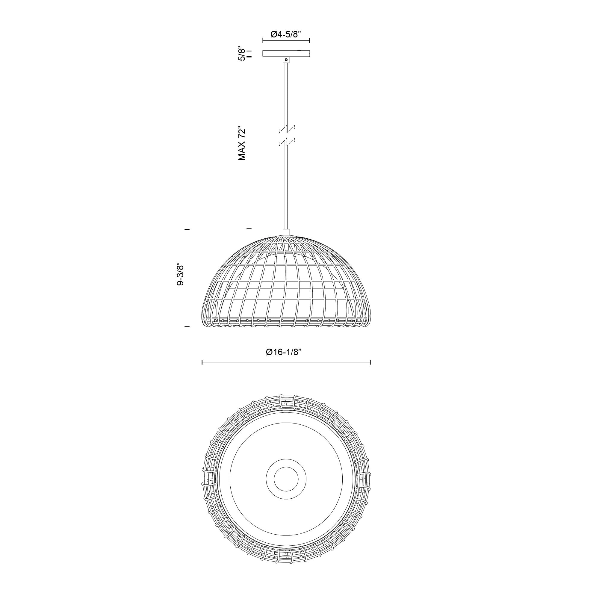 Specification Banner - Small - Bondi Pendant Light