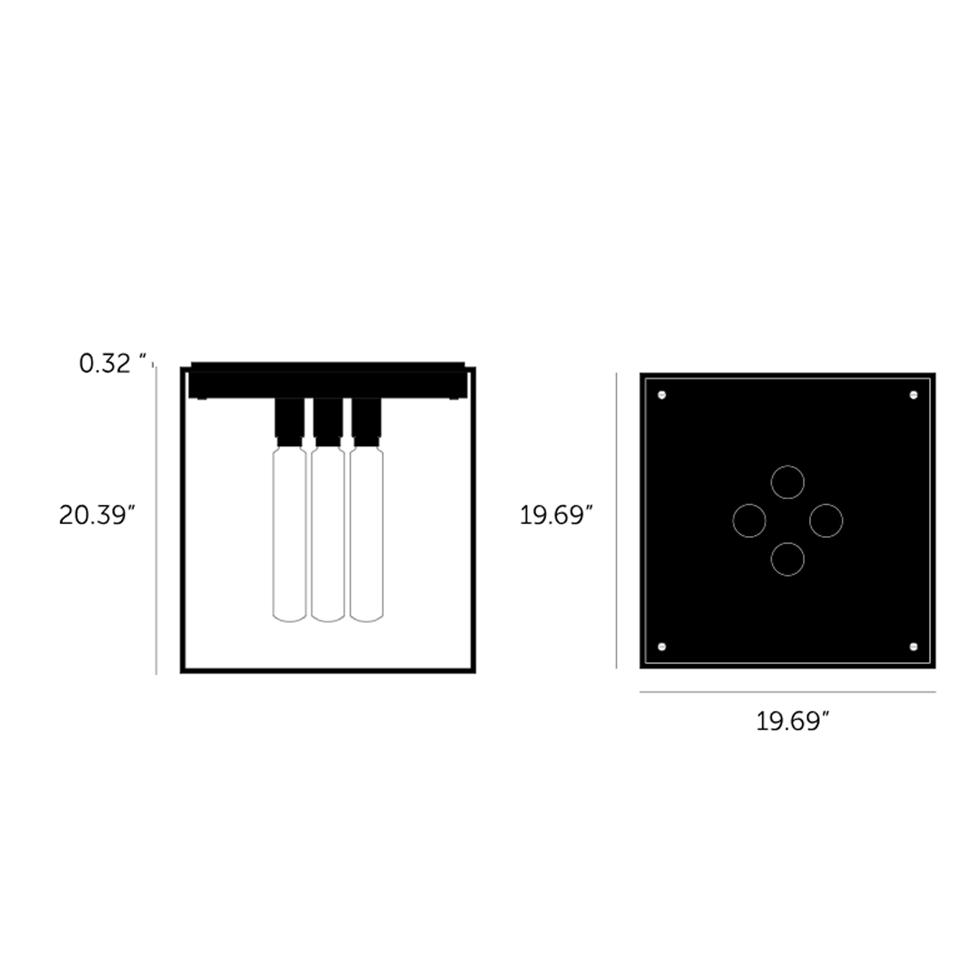 Specification Banner Caged 4.0 Ceiling Light