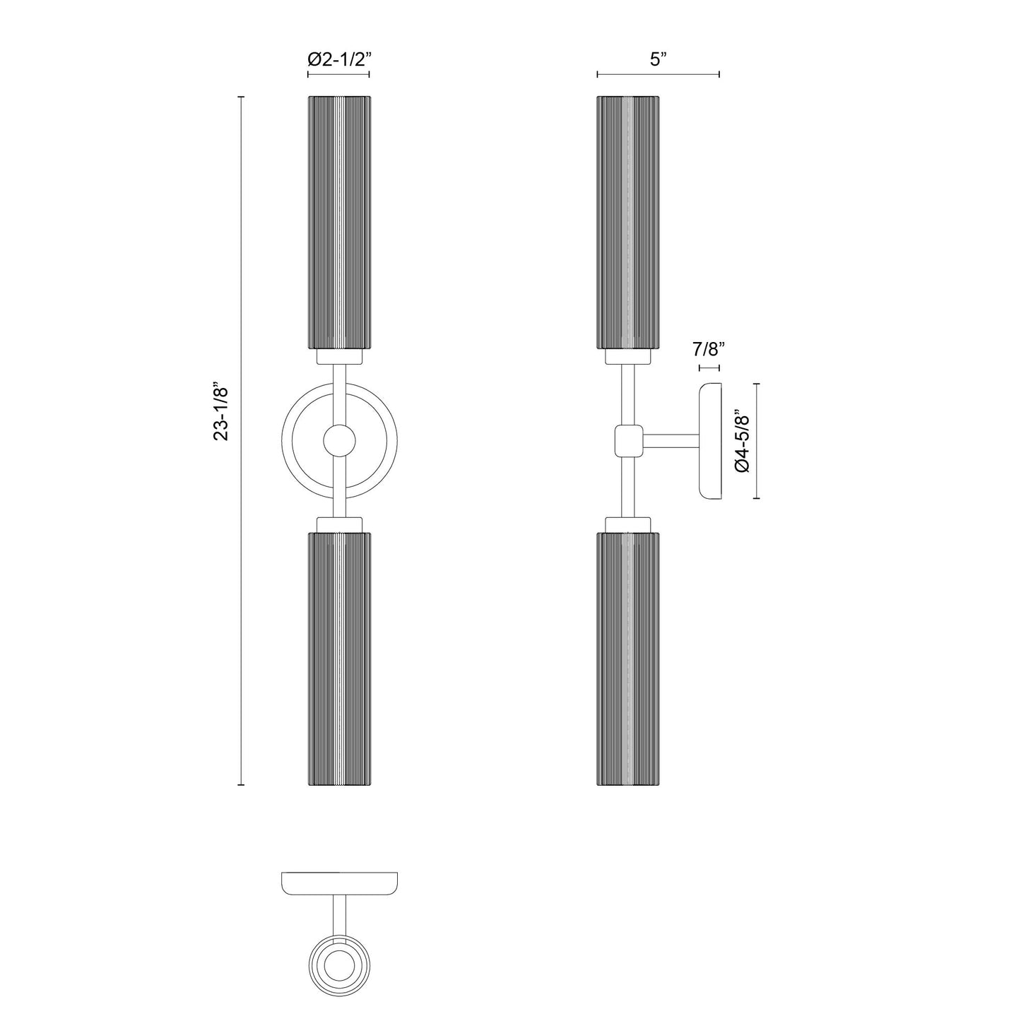 Specification Banner Colby Wall/Vanity Light - Double