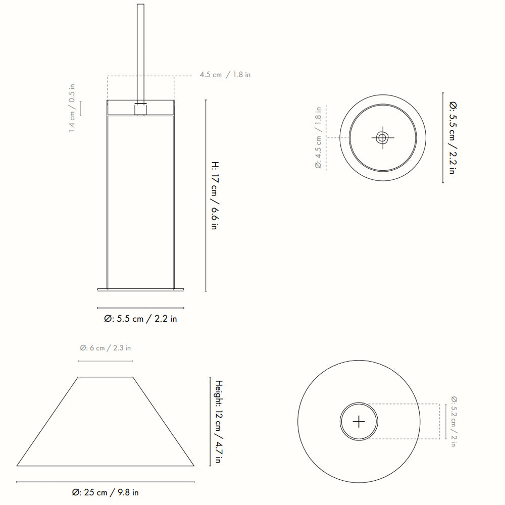 Specification Banner Collect Lighting Cone Pendant High Socket