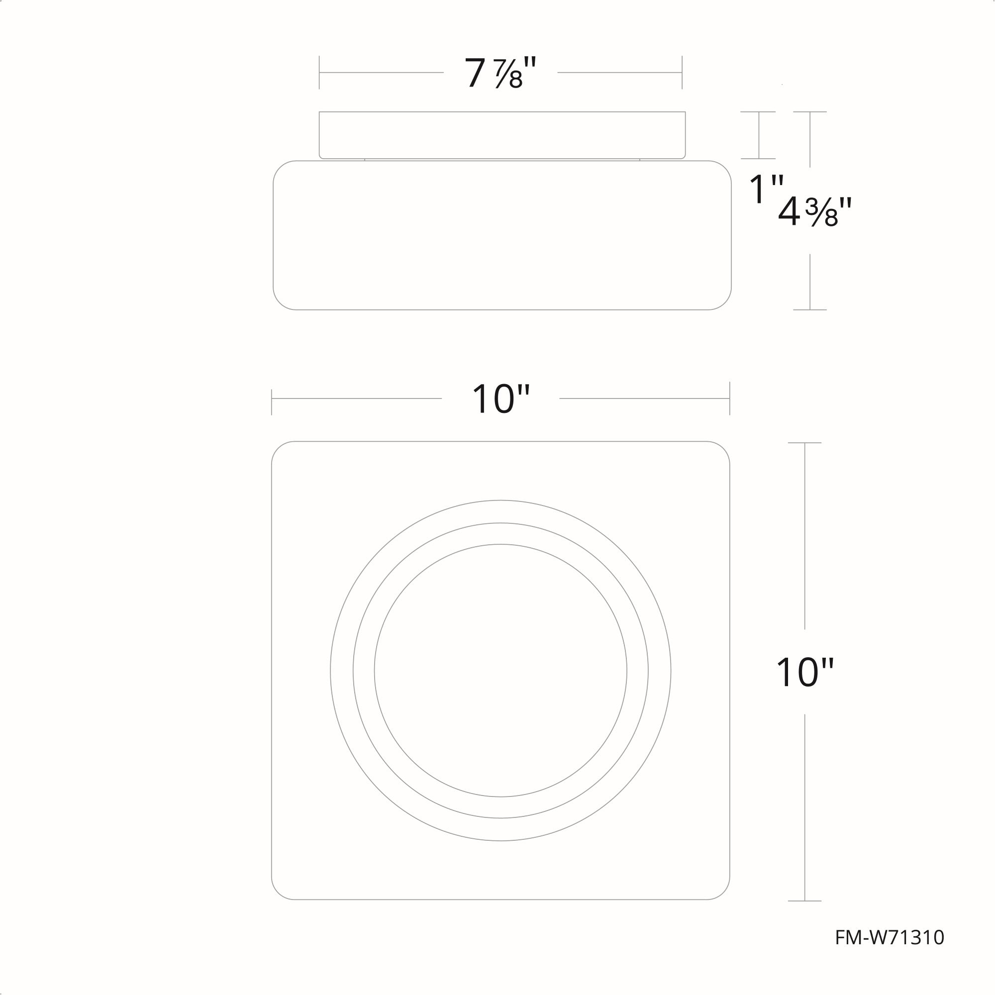 Cuboid Outdoor Ceiling Light Specification Banner