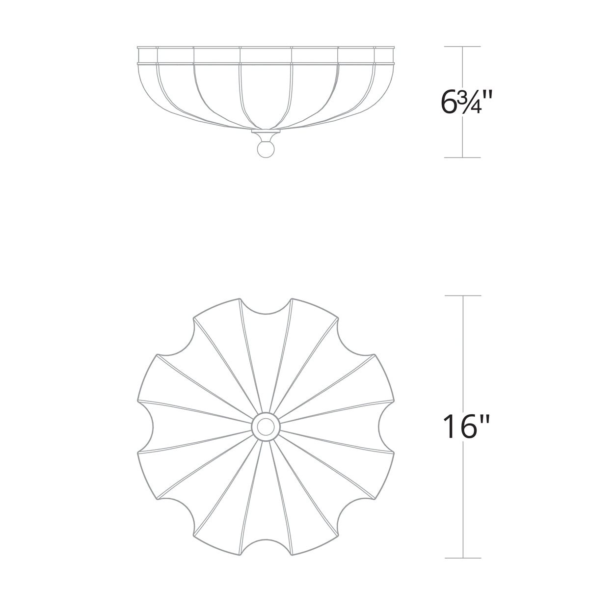 Specification Banner Cupola Flush Mount