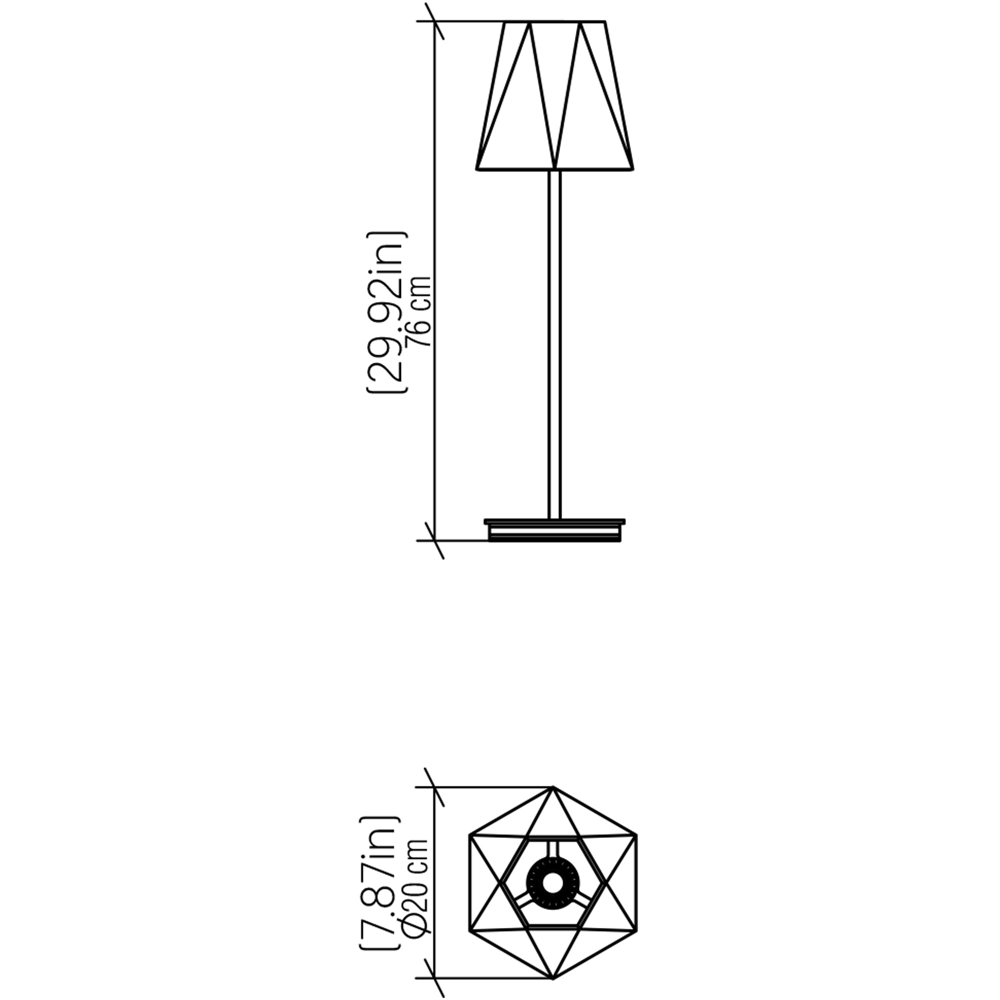 Specification Banner Facet Large Table Lamp Medium