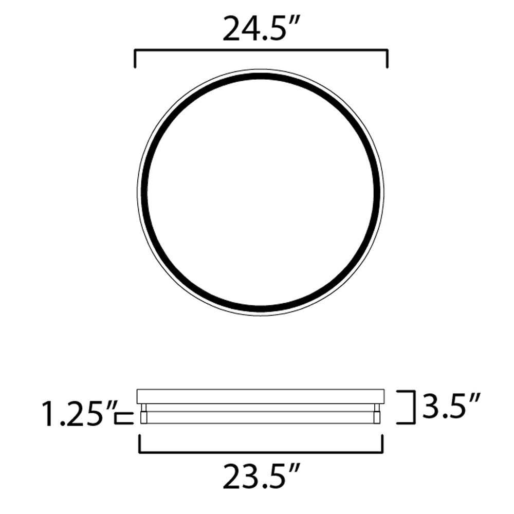 Specification Banner - Groove Flush Mount