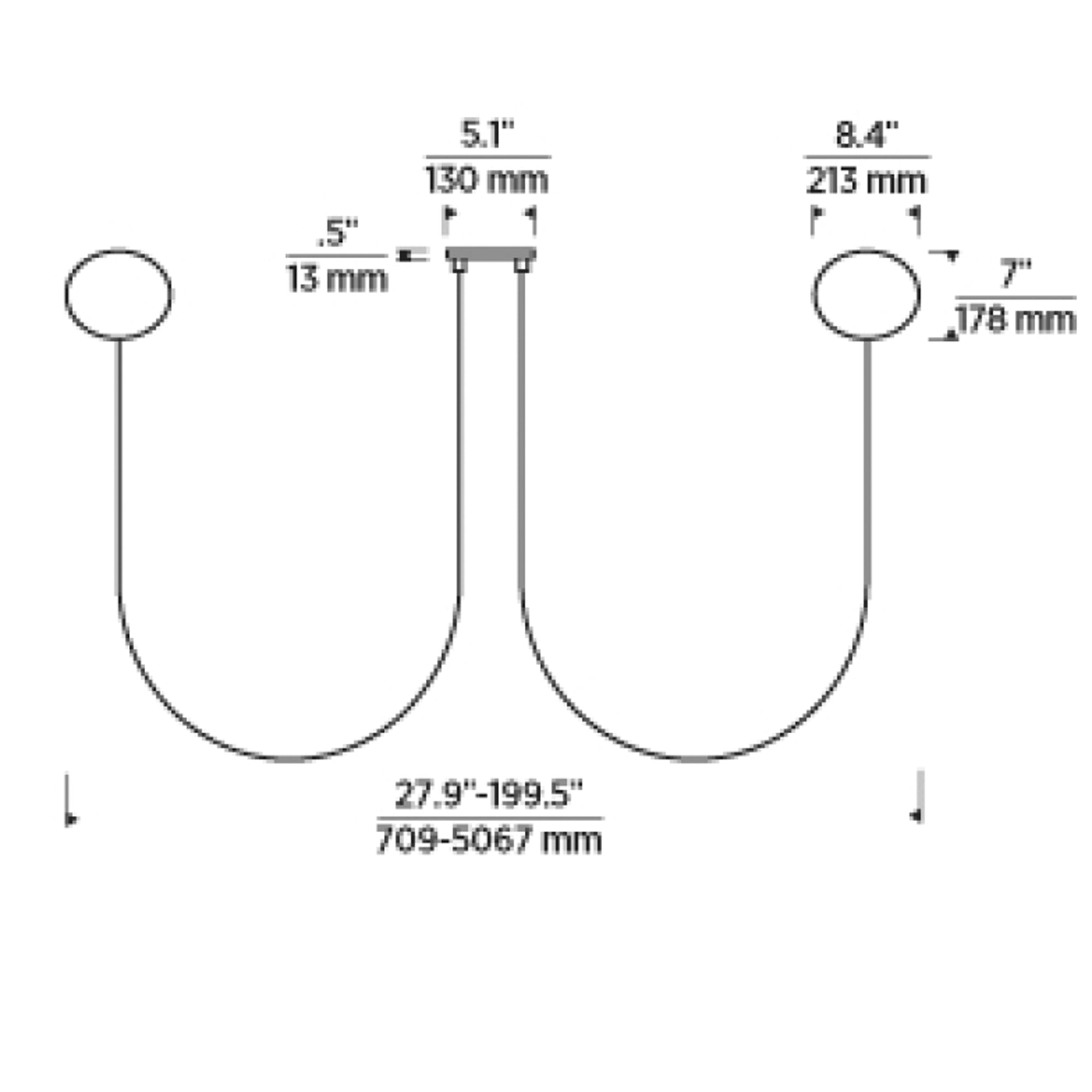 Specification Banner Helium Chandelier Medium 2,3 & 5 Lights