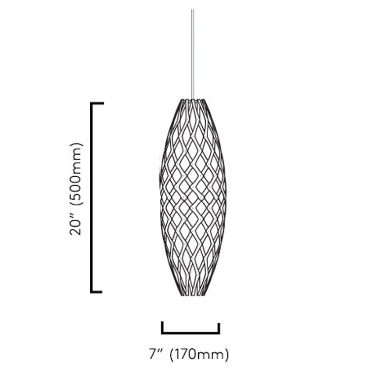 Specification Banner Hīnaki Pendant Light 20 Inch