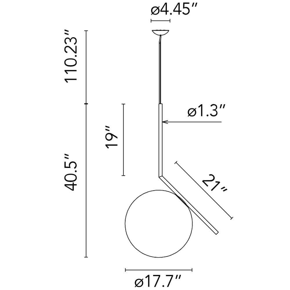 Specification Banner IC Lights Pendant Large