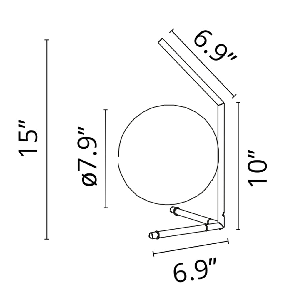 Specification Banner IC Lights Table Lamp T1 Low