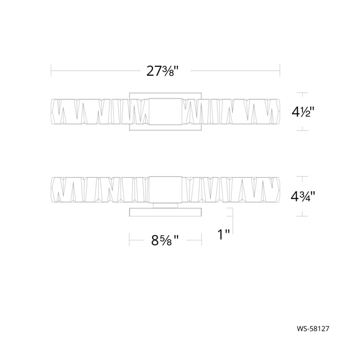 Juliet Double Vanity Light Specification Banner