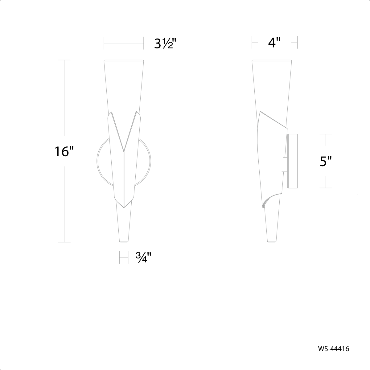 Specification Banner Kilt Wall Sconce