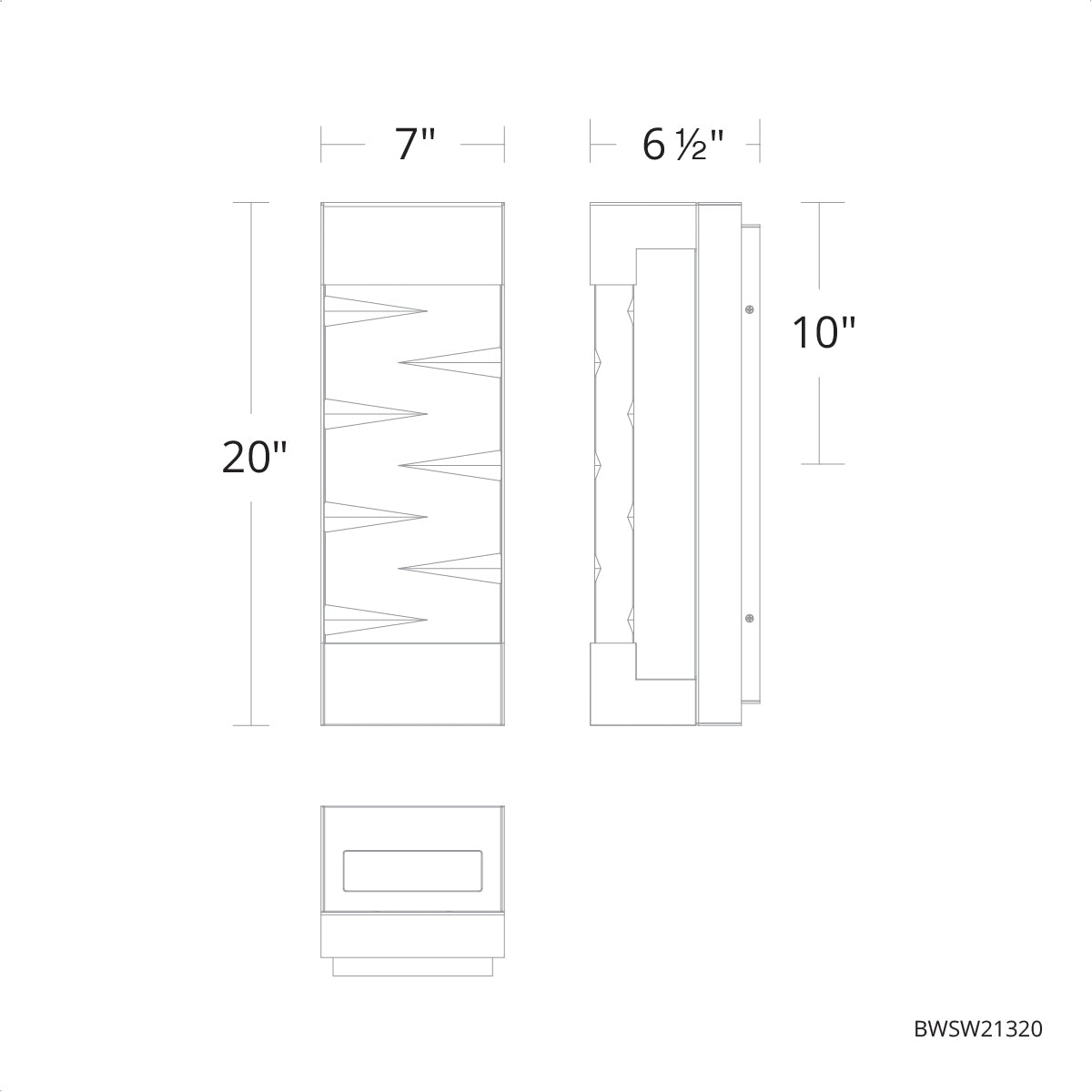 Specification Banner - Labrynth Outdoor Wall Light Small