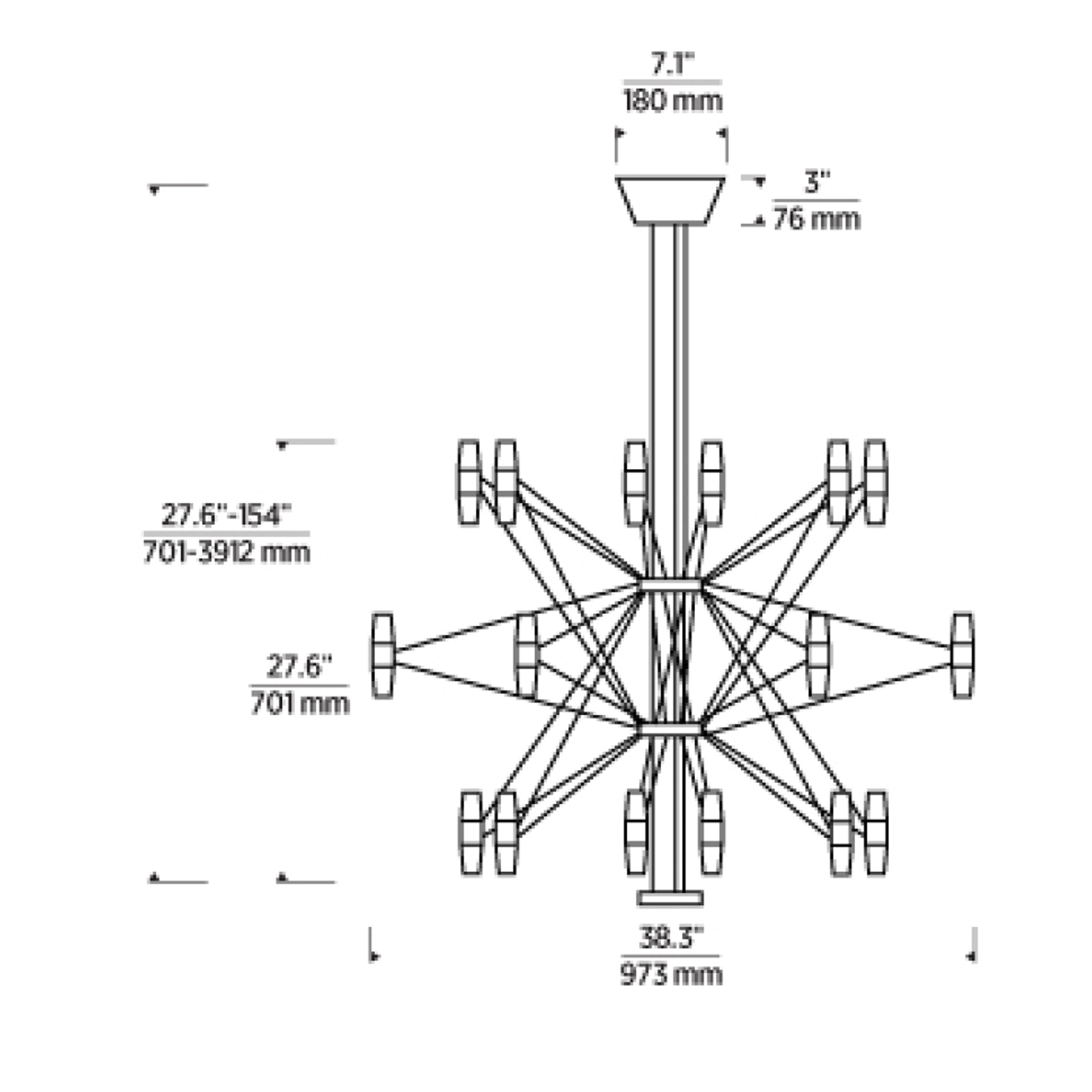 Specification Banner Lassell Chandelier 3 Tiers 