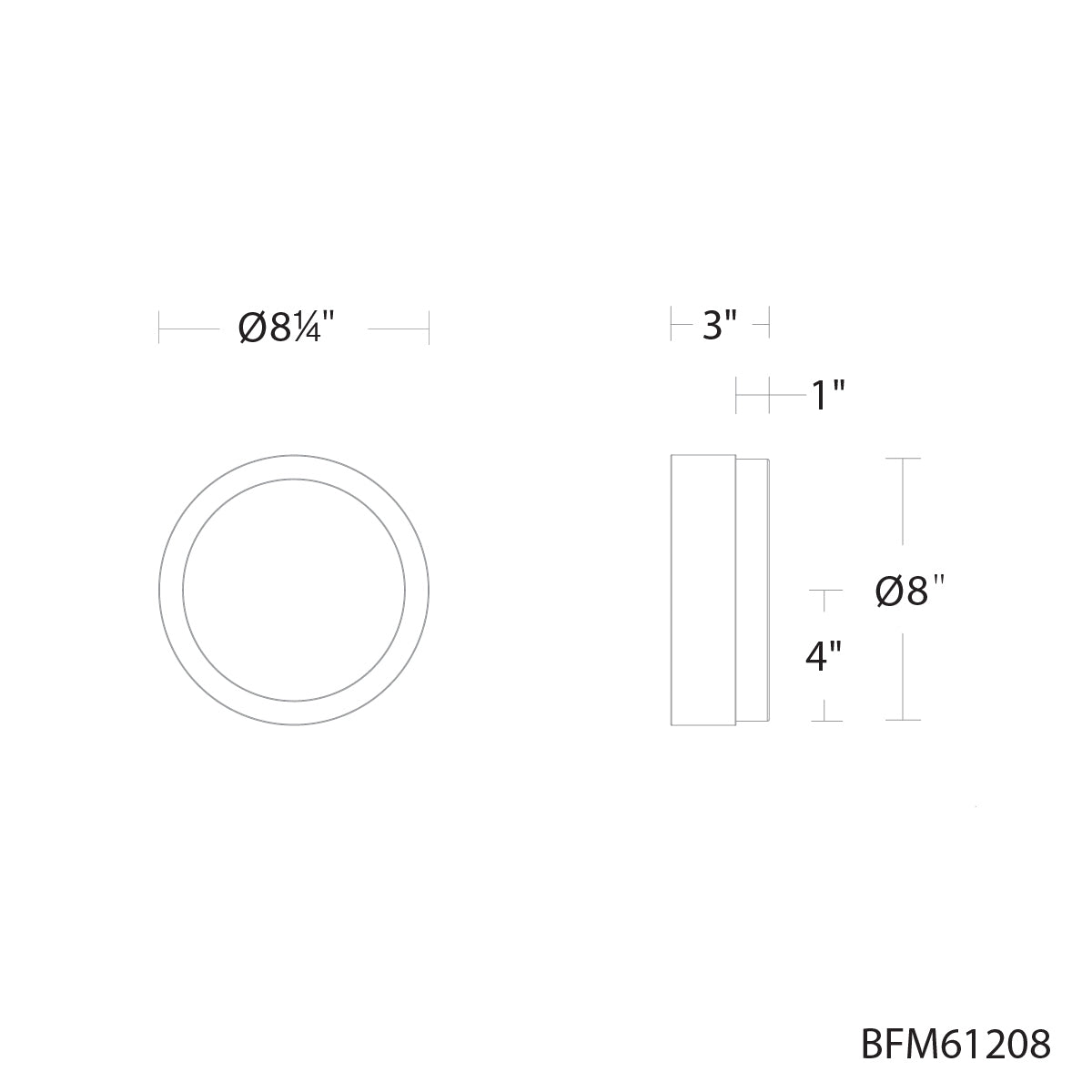 Specification Banner Melange Flush Mount