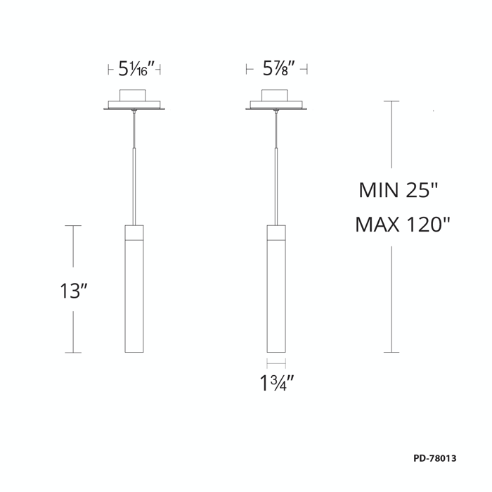 Minx Pendant Light Specification Banner
