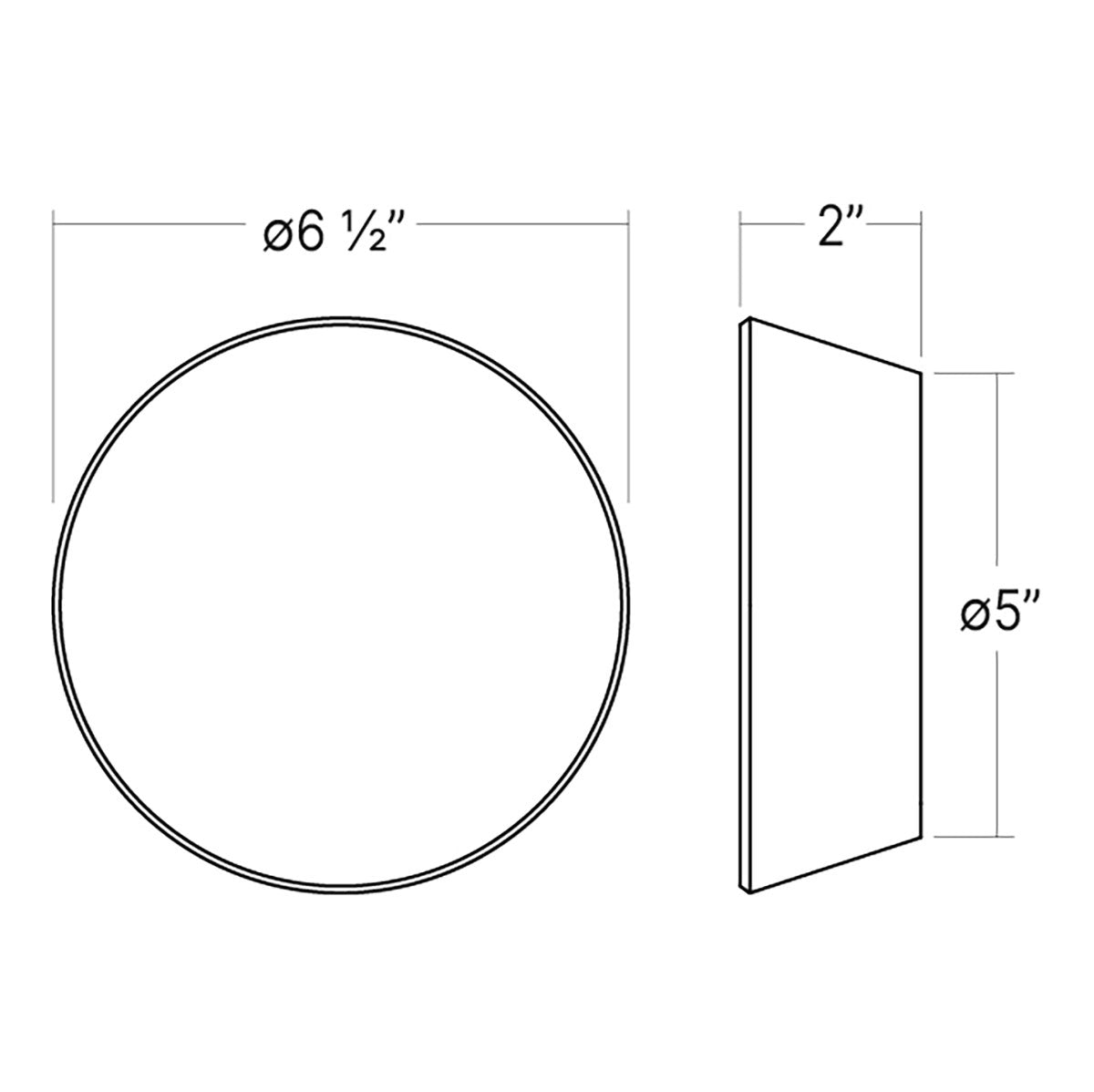 Specification Banner - Mist Round Wall/Ceiling Mount