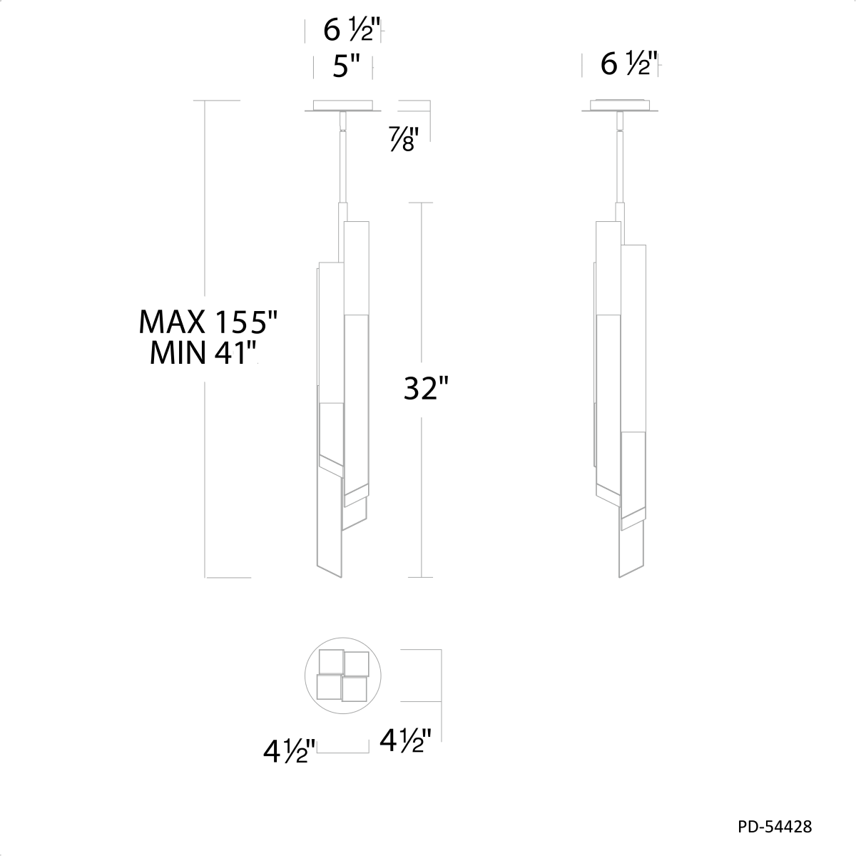 Specification Banner Montage Pendant Light