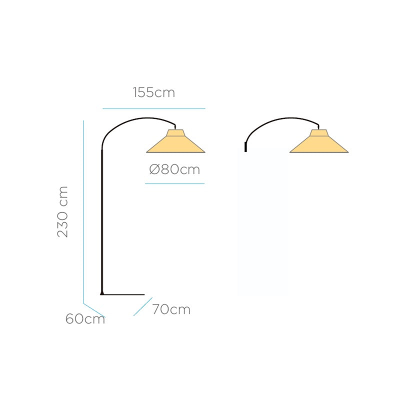 Specification Banner Niza Portable Floor Lamp - Large