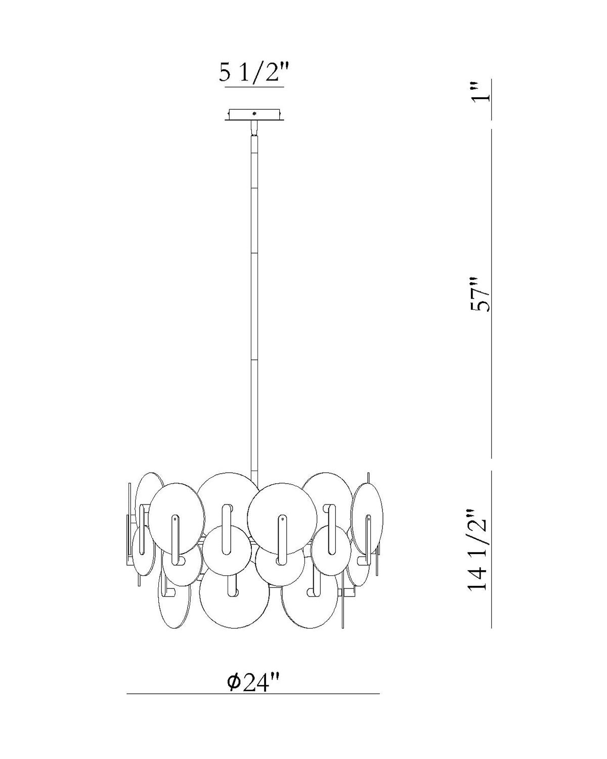 Specification Banner Nuvola LED Chandelier